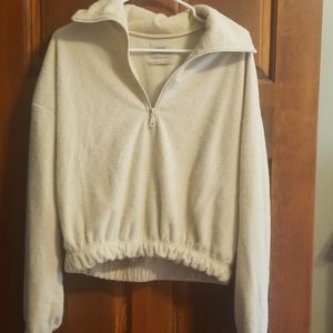 Urban Outfitters cropped half zip